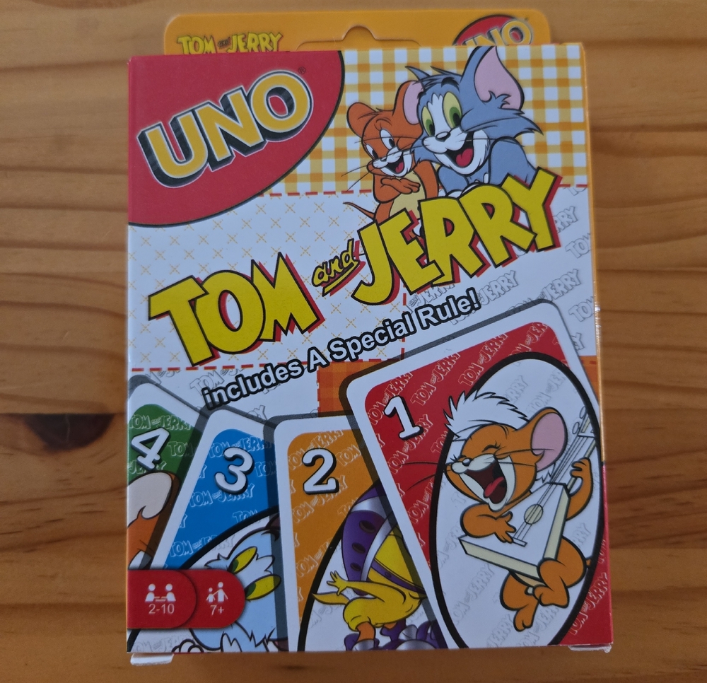 UNO Tom and Jerry Character Card Game